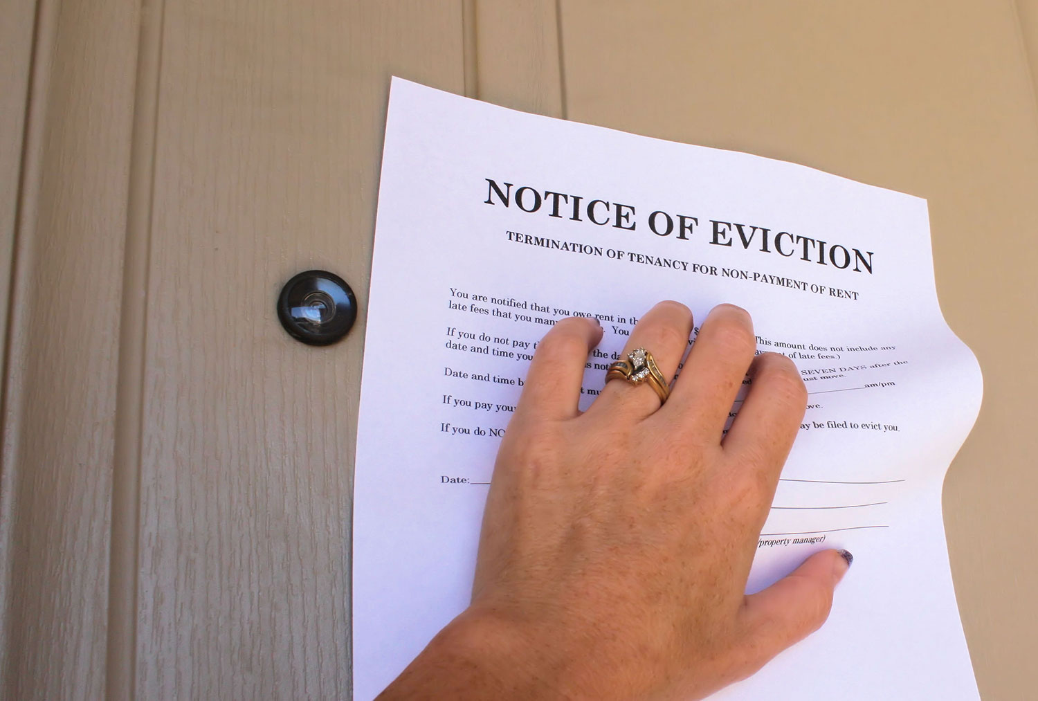 How to evict a tenant without a rental agreement or lease? New Jersey